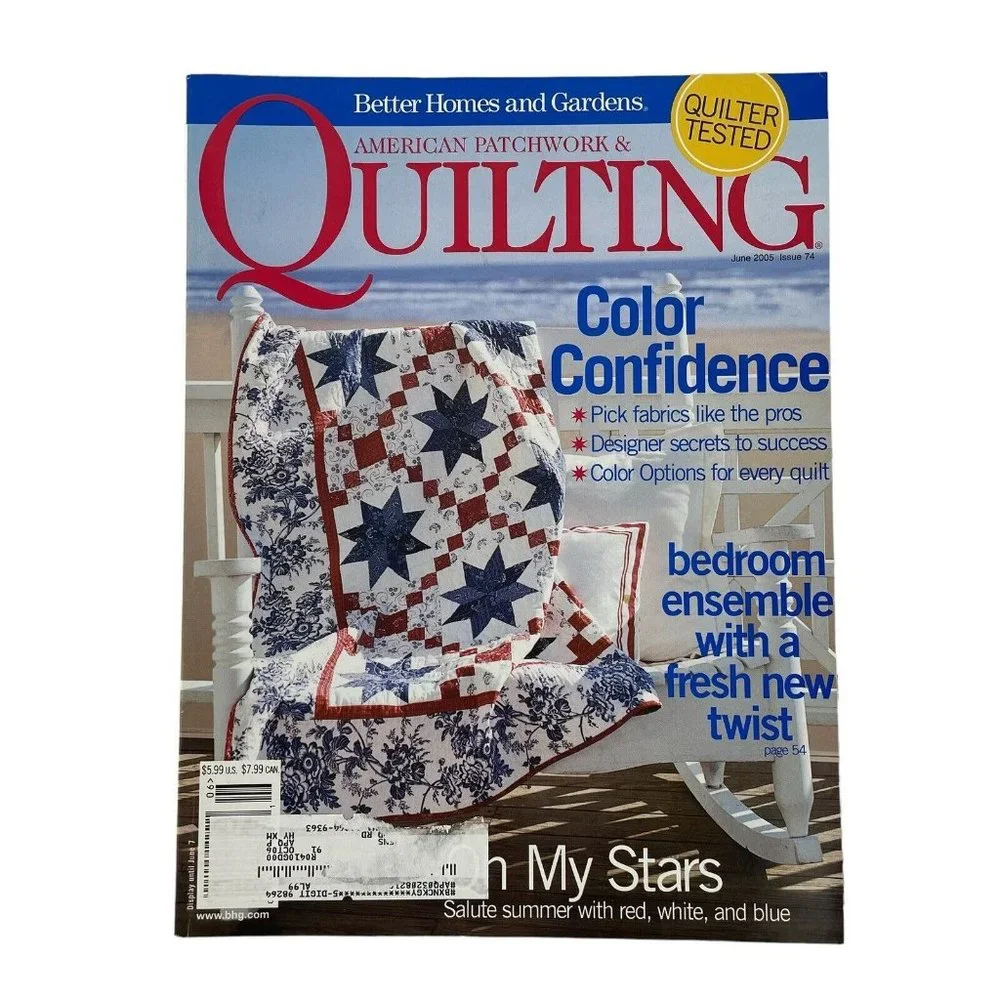 Better‎ Homes & Gardens American Patchwork & Quilting Magazines Full Year 2005